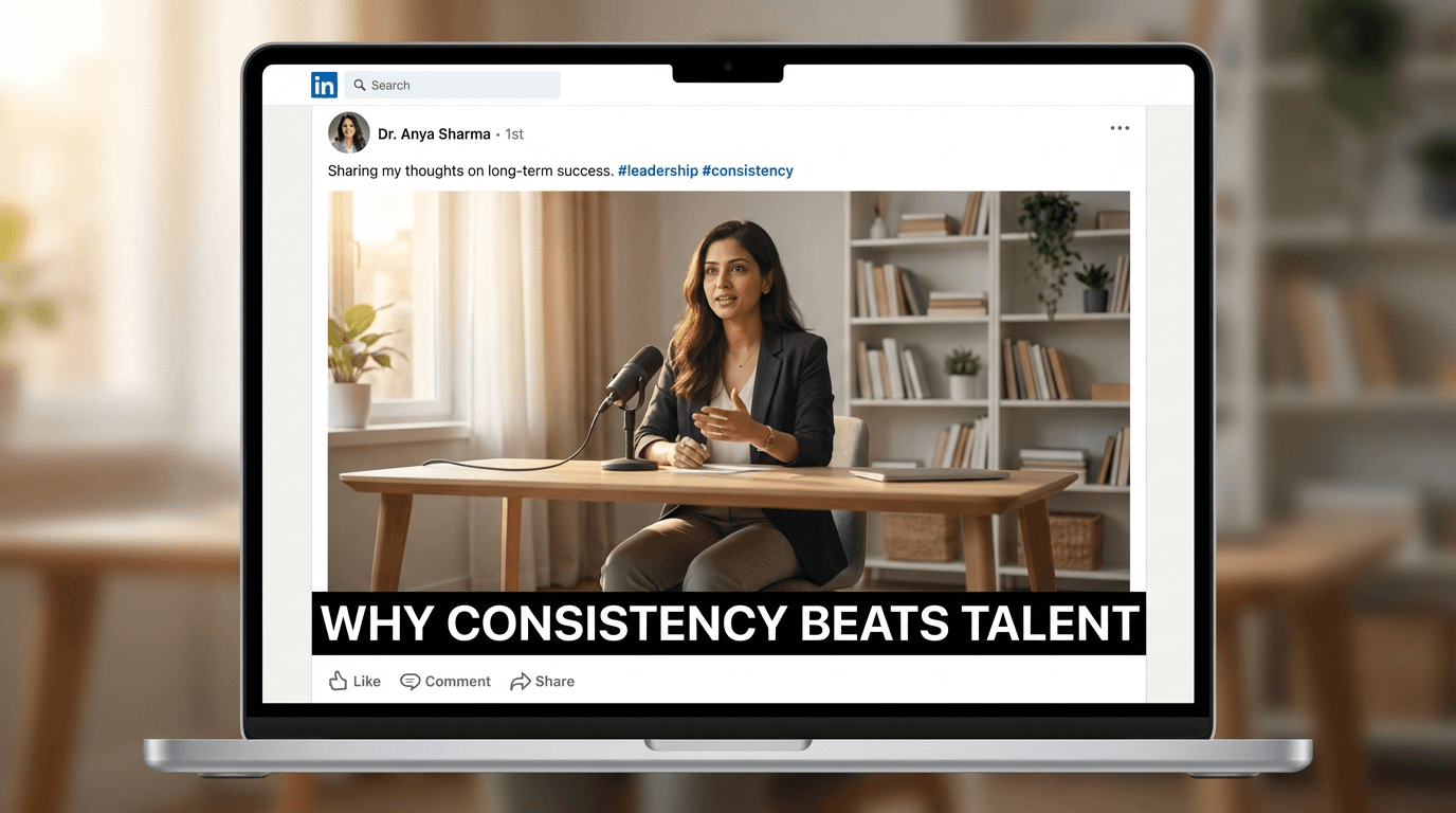 "Why consistency beats talent"