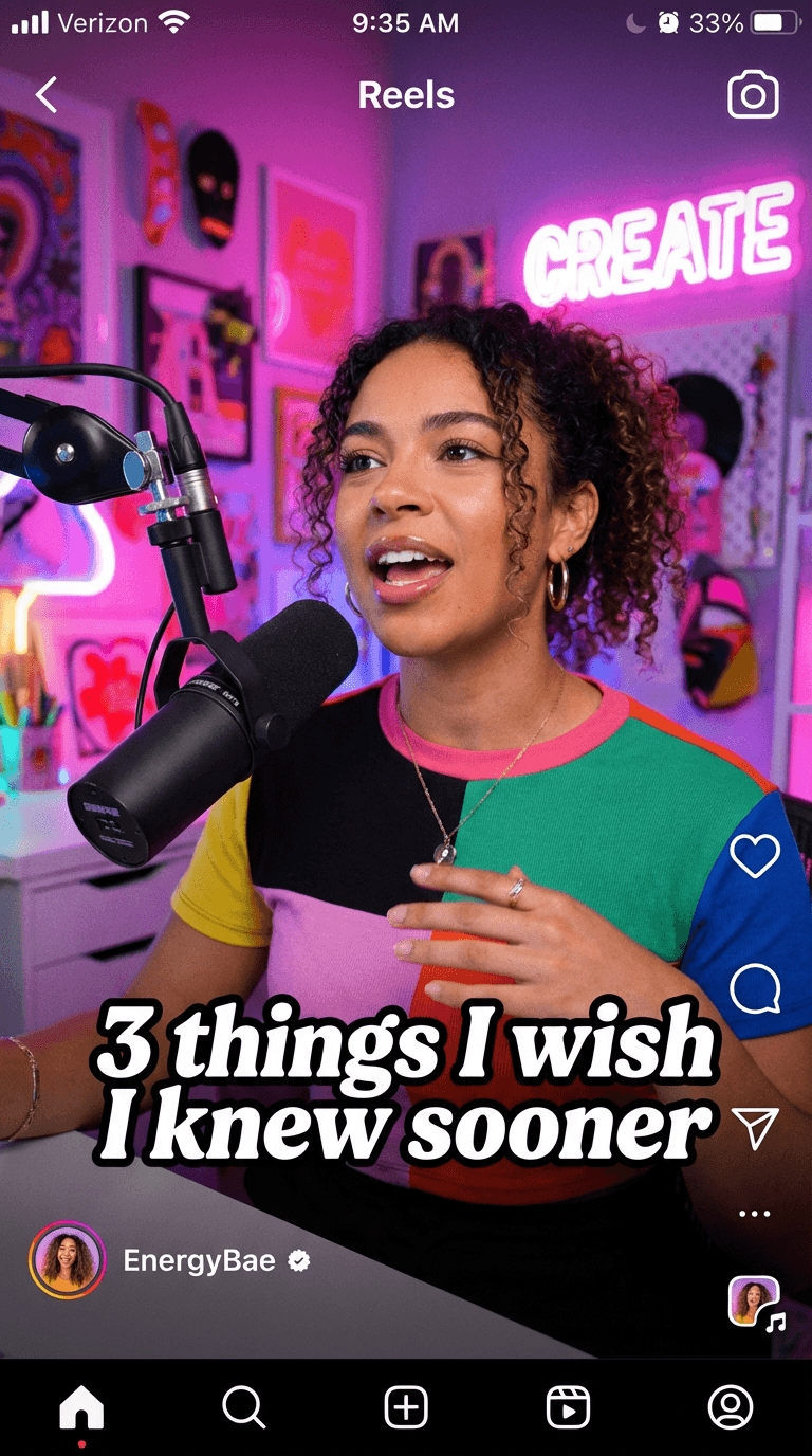 "3 things I wish I knew sooner"